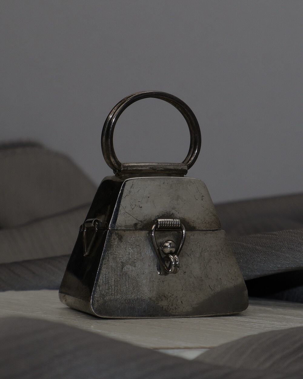 Vintage Mexico Sterling Purse Pill Box 26.9G / 1.9in